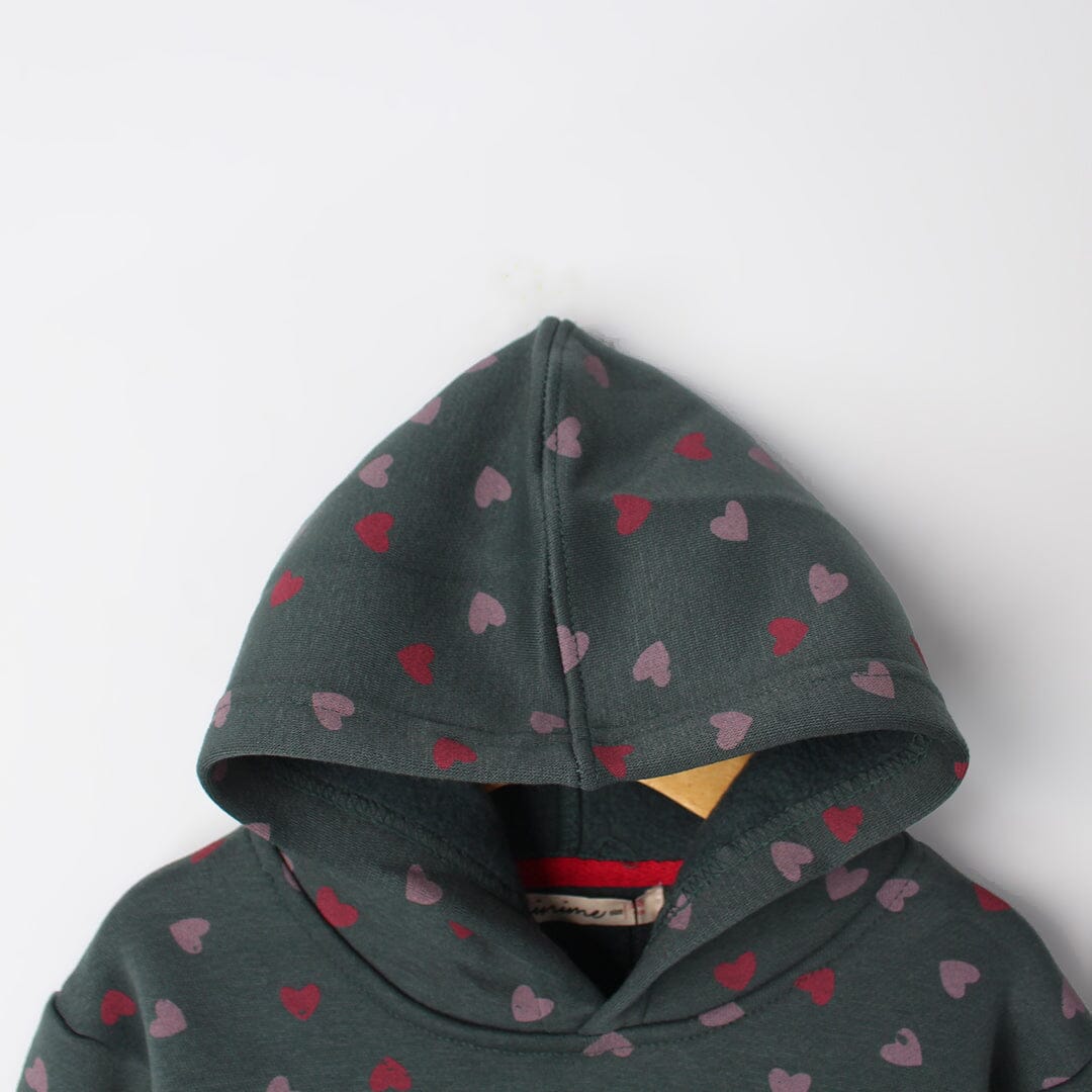 Desire Green Themed Kids Hoodie Hoodie Iluvlittlepeople 