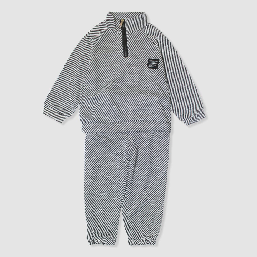 Dashing 2Pc Grey Themed For Boys 2Pc Boys Iluvlittlepeople 9-18 Months Winter Grey