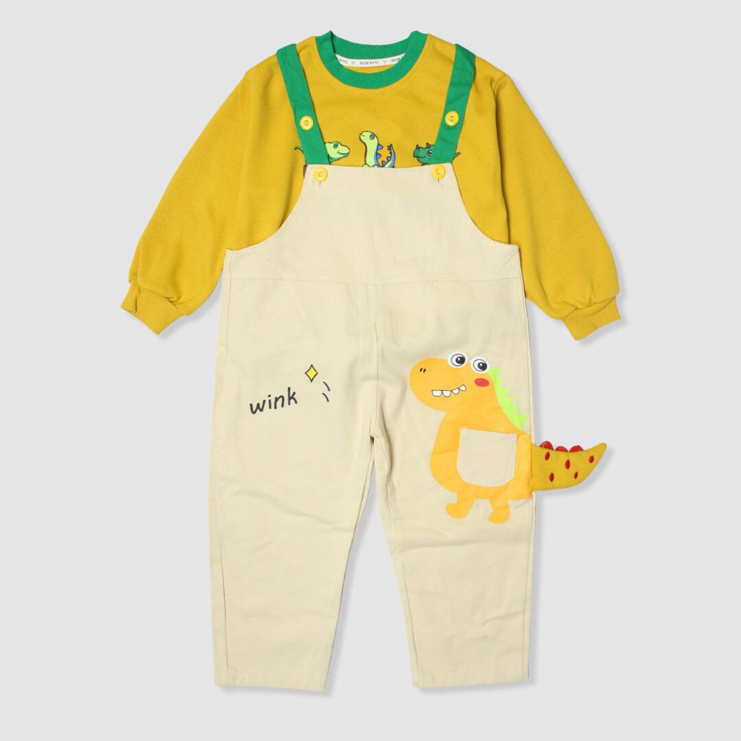 Attractive 2Pc Yellow Themed For Boys 2Pc Boys Iluvlittlepeople 9-18 Months Winter Yellow