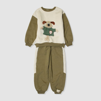 Cozy & Comfy 2Pc Brown Bear Themed For Boys 2Pc Boys Iluvlittlepeople 9-18 Months Winter Brown