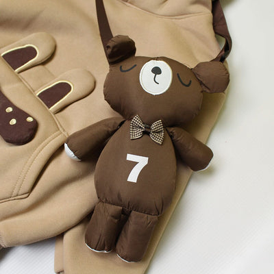 Cozy & Comfy 2Pc Brown Bear Themed For Boys 2Pc Boys Iluvlittlepeople 