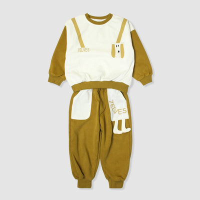 2Pc Comfy Mustard Themed For Boys 2Pc Boys Iluvlittlepeople 9-18 Months Winter Mustard