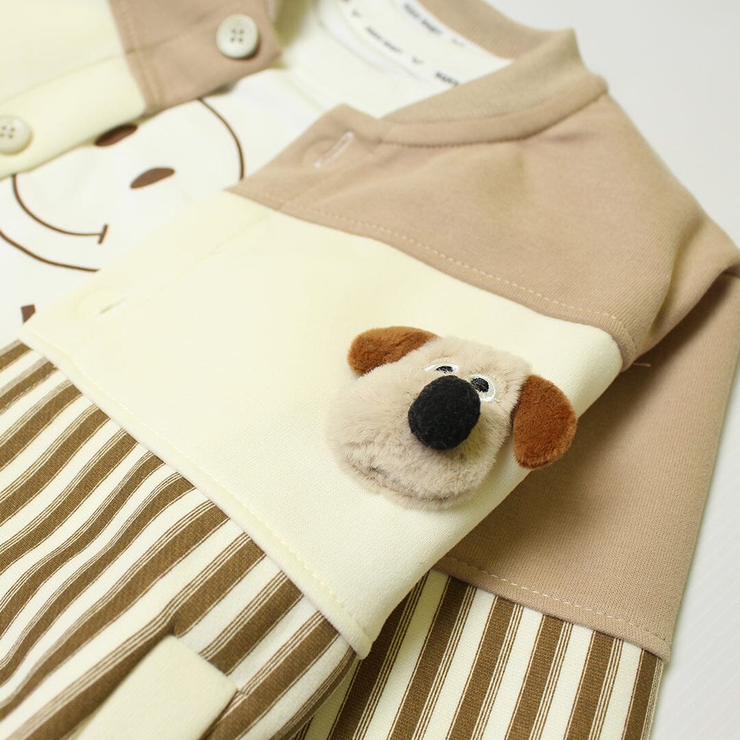 3Pc Decent & Comfy Brown Themed For Boys 3Pc Boys Iluvlittlepeople 