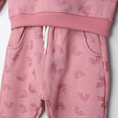 2Pc Comfy Pink Themed For Girls 2Pc Set Iluvlittlepeople 