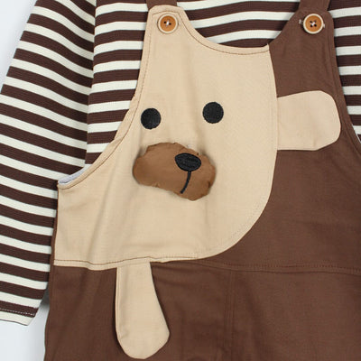 2Pc Comfy Brown Themed For Kids 2Pc Set Iluvlittlepeople 