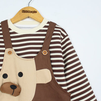 2Pc Comfy Brown Themed For Kids 2Pc Set Iluvlittlepeople 