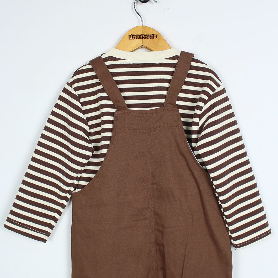 2Pc Comfy Brown Themed For Kids 2Pc Set Iluvlittlepeople 