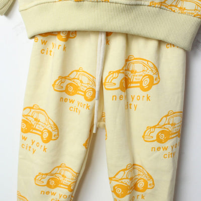 2Pc Comfy & Cozy Yellow Themed For Kids 2Pc Set Iluvlittlepeople 