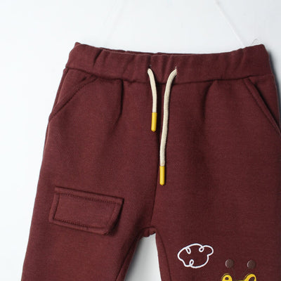 Fancy Maroon Themed Kids Trouser Trouser Iluvlittlepeople 