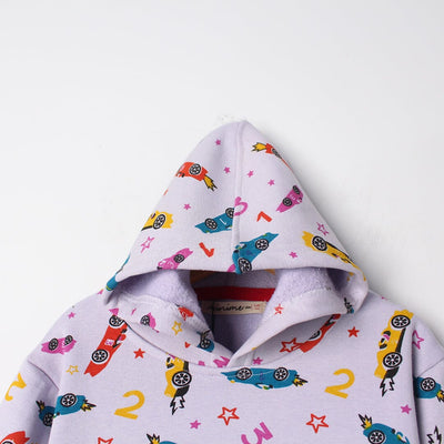 Elegant Purple Themed Kids Hoodie Hoodie Iluvlittlepeople 