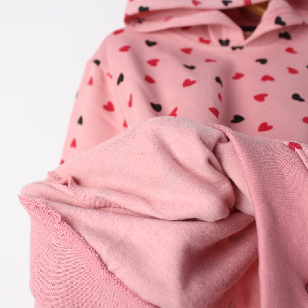 Sweet Pink Themed Girls Hoodie Hoodie Iluvlittlepeople 