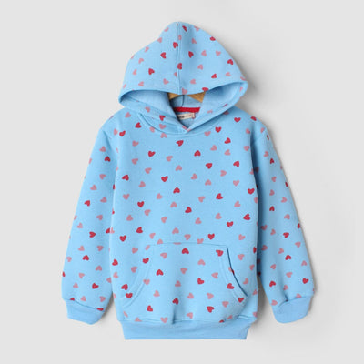 Pure Aqua Themed Kids Hoodie Hoodie Iluvlittlepeople 6-9 Months Aqua Winter