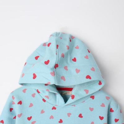 Pure Aqua Themed Kids Hoodie Hoodie Iluvlittlepeople 