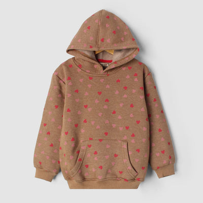Tan Brown Themed Kids Hoodie Hoodie Iluvlittlepeople 6-9 Months Brown Winter
