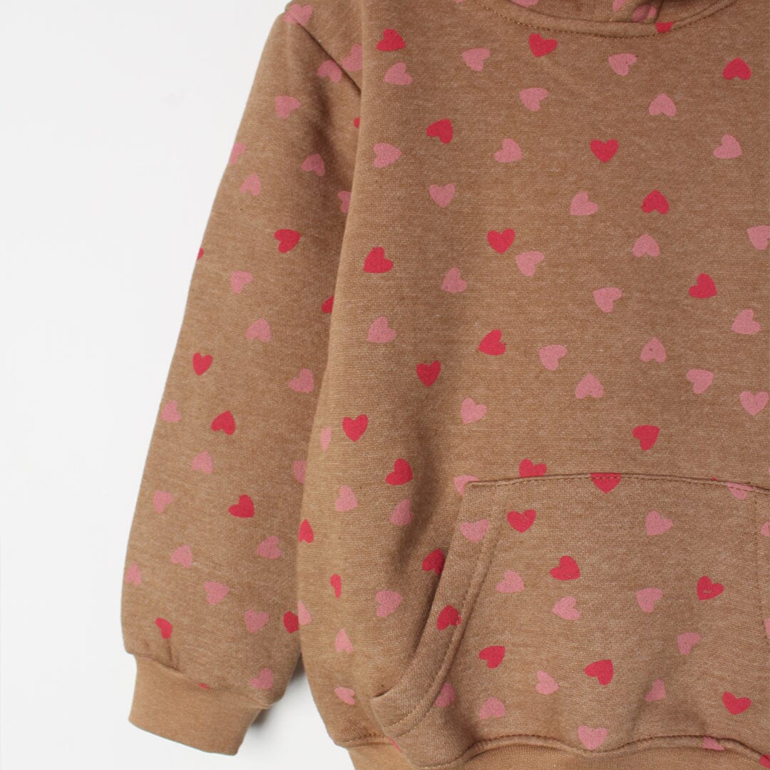 Tan Brown Themed Kids Hoodie Hoodie Iluvlittlepeople 