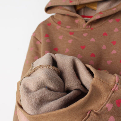 Tan Brown Themed Kids Hoodie Hoodie Iluvlittlepeople 
