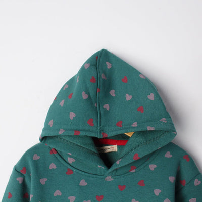 Desire Green Themed Kids Hoodie Hoodie Iluvlittlepeople 