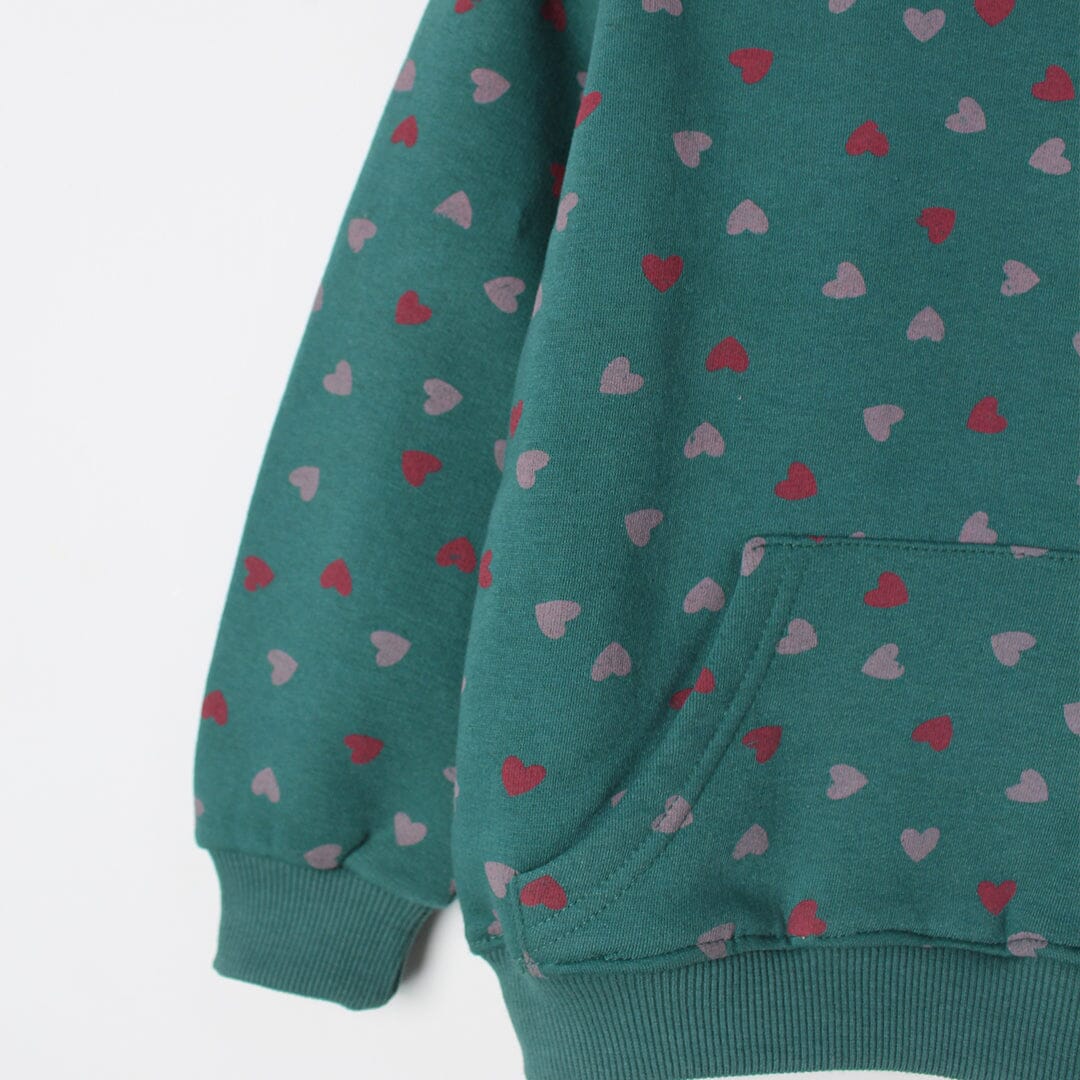 Desire Green Themed Kids Hoodie Hoodie Iluvlittlepeople 