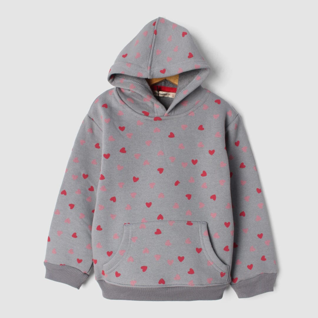 Urge Grey Themed Kids Hoodie Hoodie Iluvlittlepeople 6-9 Months Grey Winter
