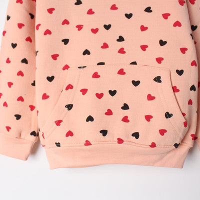 Sweet Peach Themed Kids Hoodie Hoodie Iluvlittlepeople 