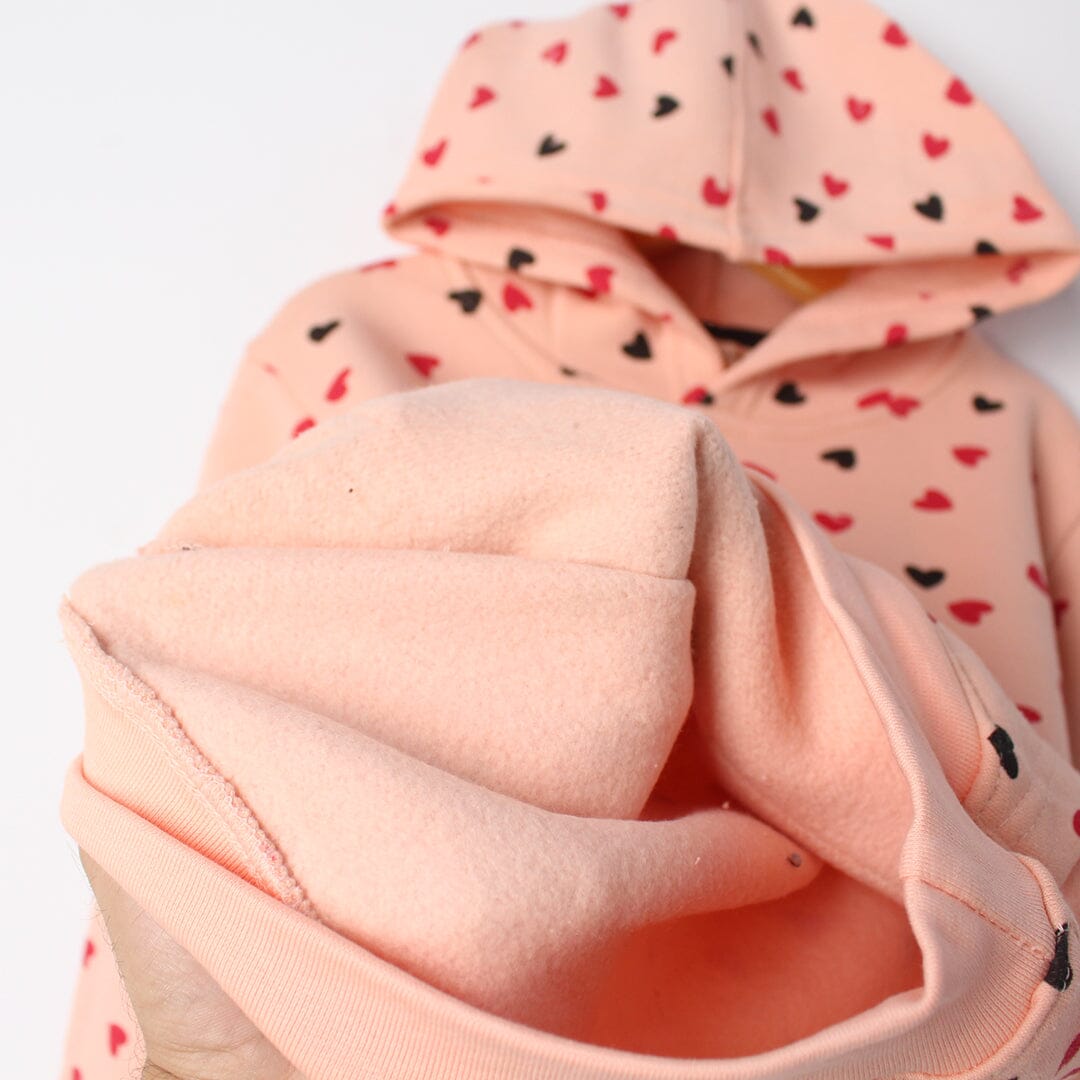 Sweet Peach Themed Kids Hoodie Hoodie Iluvlittlepeople 