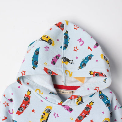 Energy Blue Themed Kids Hoodie Hoodie Iluvlittlepeople 