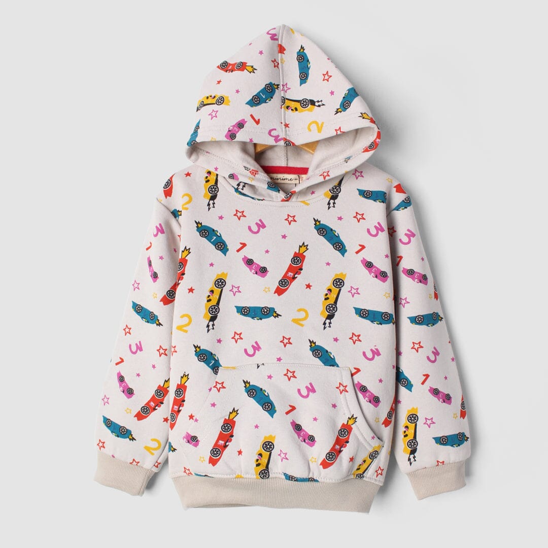 Urge Grey Themed Kids Hoodie Hoodie Iluvlittlepeople 6-9 Months Grey Winter