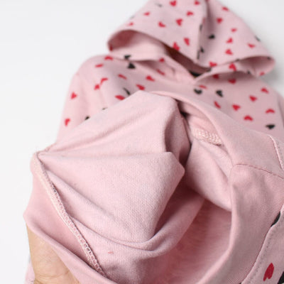 Sweet Pink Themed Girls Hoodie Hoodie Iluvlittlepeople 