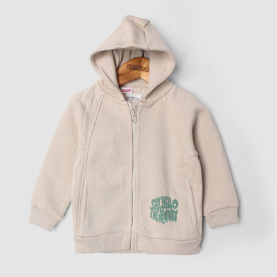 Attractive Beige Themed Kids Hoodie Hoodie Iluvlittlepeople 3-6 Months Beige Winter