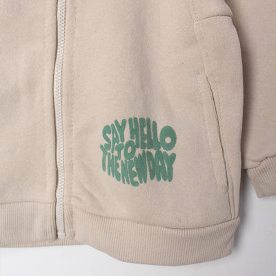 Attractive Beige Themed Kids Hoodie Hoodie Iluvlittlepeople 