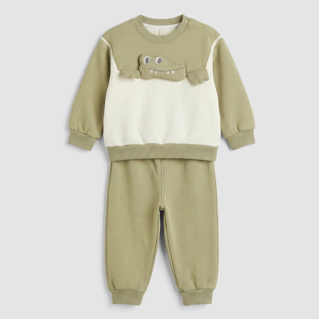 Stylish 2Pc Green Themed Boys Set 2Pc Boys Iluvlittlepeople 9-12 Months Winter Green