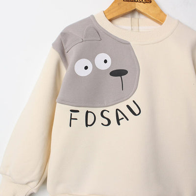 Stylish 2Pc Off White Themed Boys Set 2Pc Boys Iluvlittlepeople 