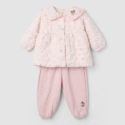 Desire 2Pc Pink Themed Girls Set 2Pc Set Iluvlittlepeople 6-9 Months Winter Pink