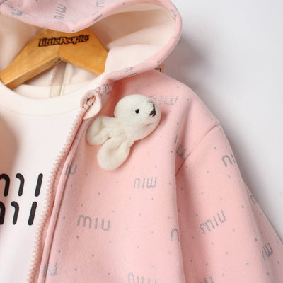 Desire 3Pc Pink Themed Girls Set 3Pc Set Iluvlittlepeople 