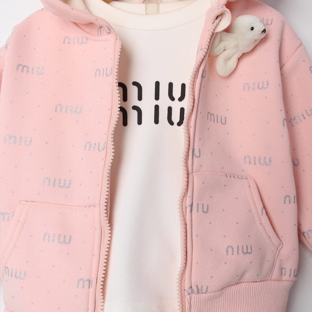 Desire 3Pc Pink Themed Girls Set 3Pc Set Iluvlittlepeople 