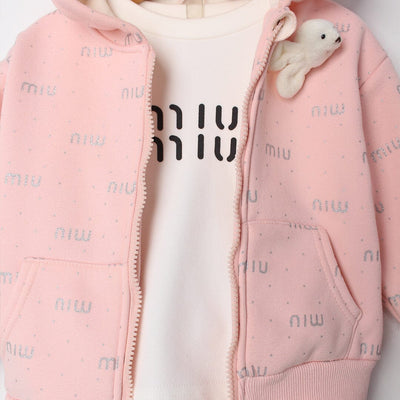 Desire 3Pc Pink Themed Girls Set 3Pc Set Iluvlittlepeople 