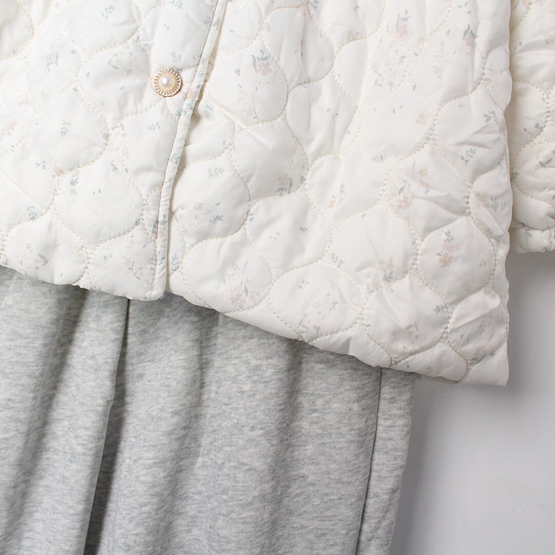 Ivory 2Pc Off White Themed Girls Set 2Pc Set Iluvlittlepeople 