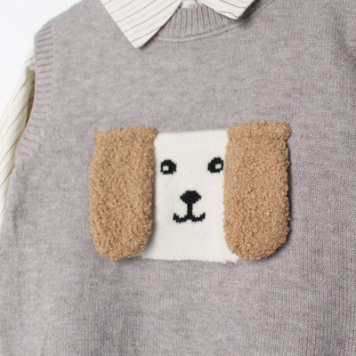 Cozy Grey Themed Kids Sweater & Casual Shirt Sweater Iluvlittlepeople 