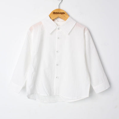 Ivory Off White Themed Kids Sweater & Casual Shirt Sweater Iluvlittlepeople 