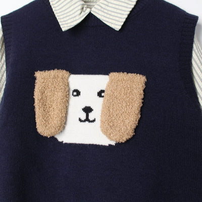 Modern Blue Themed Kids Sweater & Casual Shirt Sweater Iluvlittlepeople 