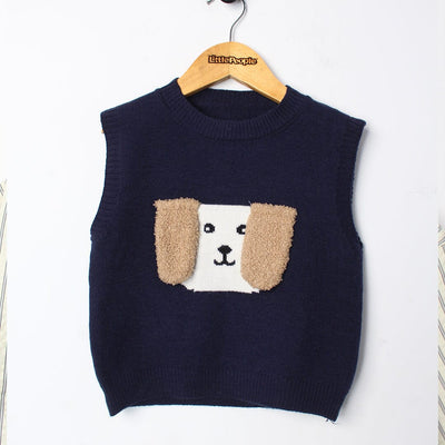 Modern Blue Themed Kids Sweater & Casual Shirt Sweater Iluvlittlepeople 