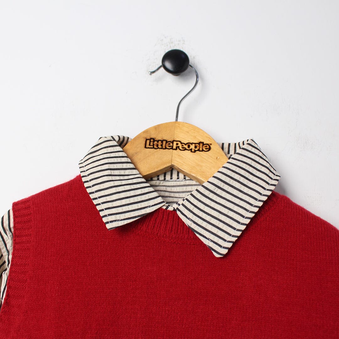 Cherry Red Themed Kids Sweater & Casual Shirt Sweater Iluvlittlepeople 