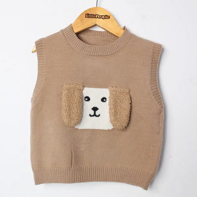Decent Brown Themed Kids Sweater & Casual Shirt Sweater Iluvlittlepeople 