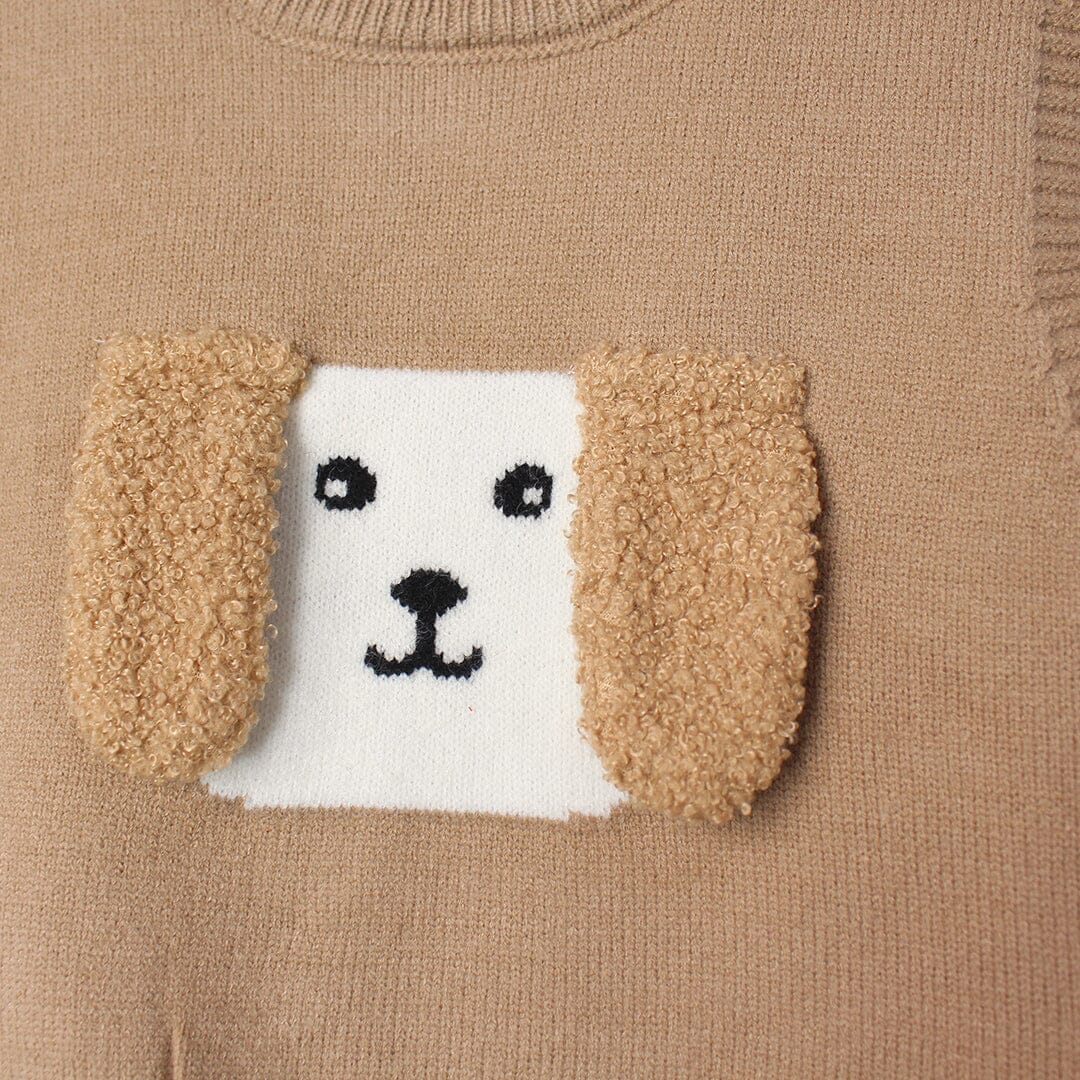 Decent Brown Themed Kids Sweater & Casual Shirt Sweater Iluvlittlepeople 