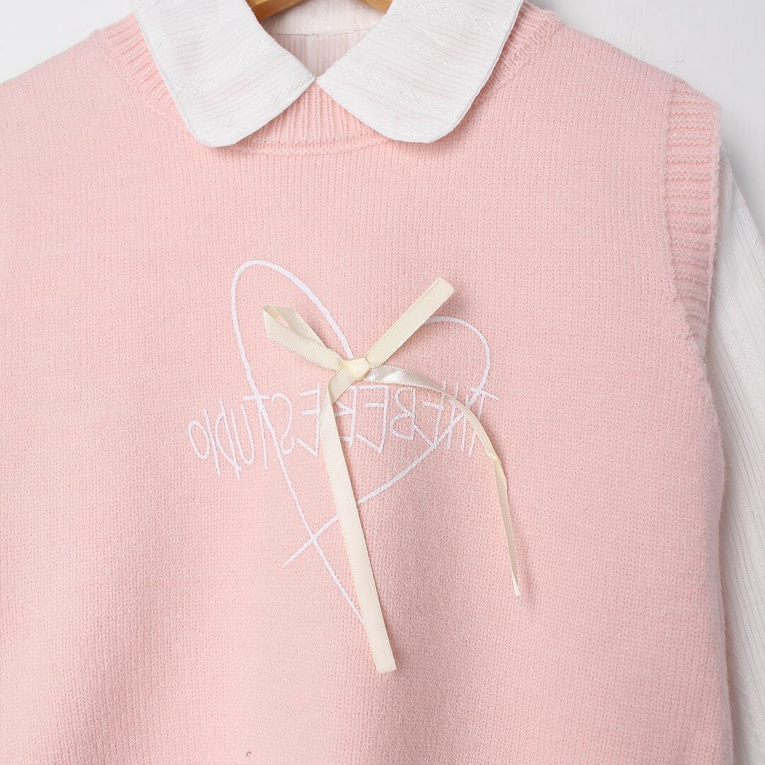 Sweet Pink Themed Girls Sweater & Shirt Sweater Iluvlittlepeople 