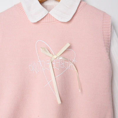 Sweet Pink Themed Girls Sweater & Shirt Sweater Iluvlittlepeople 