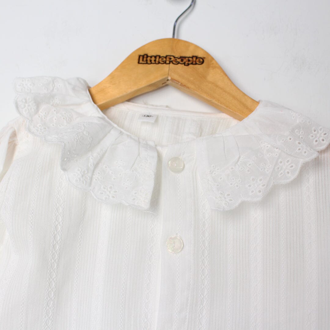 Stylish Off White Themed Girls Sweater & Shirt Sweater Iluvlittlepeople 