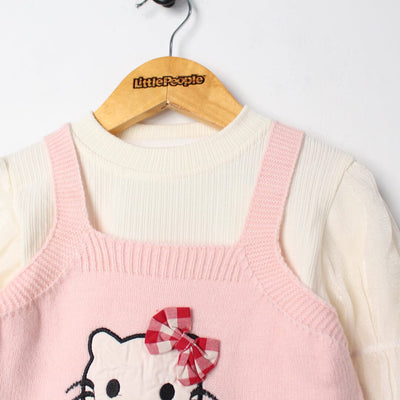 Sweet Pink Themed Girls Sweater & Sweatshirt Sweater Iluvlittlepeople 