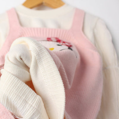 Sweet Pink Themed Girls Sweater & Sweatshirt Sweater Iluvlittlepeople 