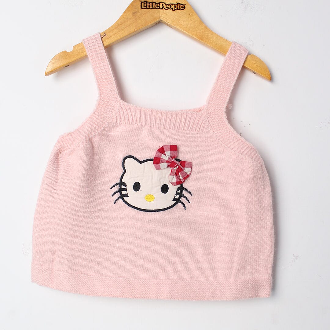 Sweet Pink Themed Girls Sweater & Sweatshirt Sweater Iluvlittlepeople 